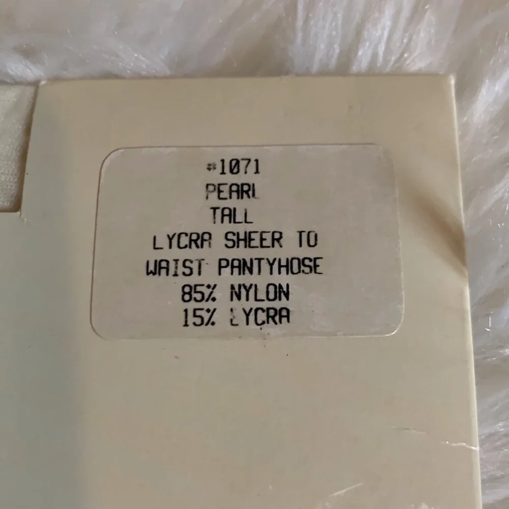 Vintage Frederick’s Of Hollywood Pantyhose Pearl Size Tall
